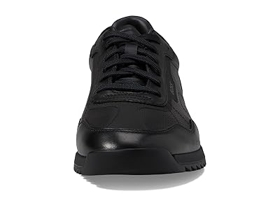 Amazon.com | BOSS Zayn Low Profile Leather Mesh Sneaker